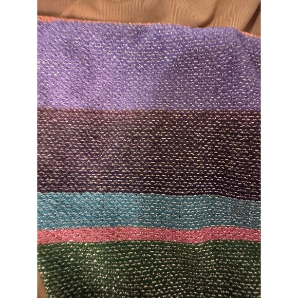 Blue Man Tanga Inside Shine Lunar NWT Bikini Bottom Metallic Stripe M Medium - Picture 5 of 7